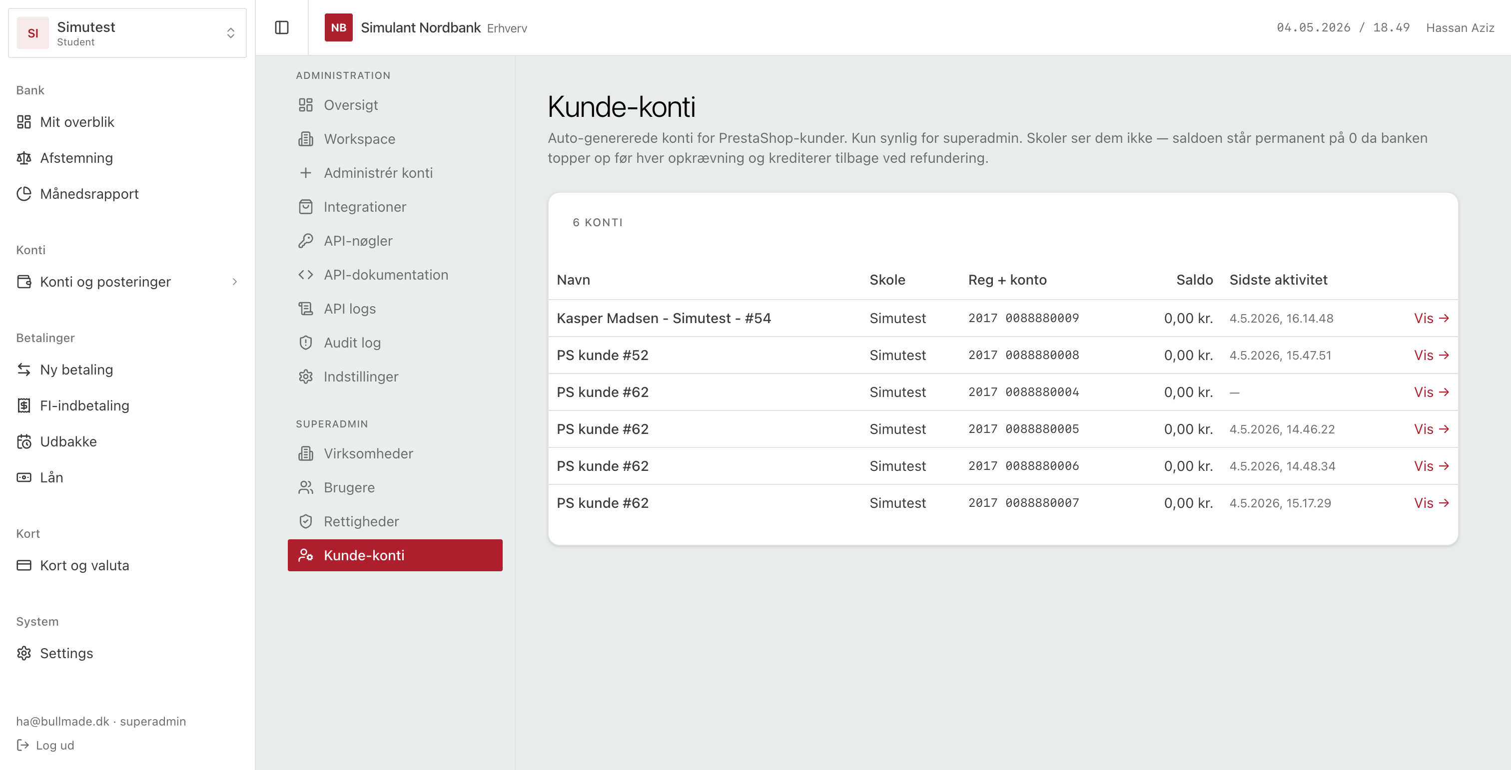 Kunde-konti